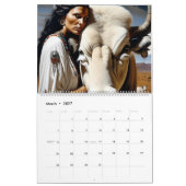 Bison 威厳のある - 2024年カレンダー：旅 カレンダー (3月 2027)