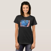 Bison Animal Wildlife  American Bison Tシャツ (正面フル)