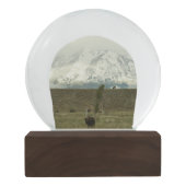 Bison at Grand Teton国立公園写真 スノーグローブ (裏面)