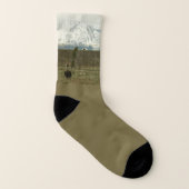 Bison at Grand Teton国立公園写真 ソックス (左内側)