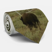 Bison at Grand Teton国立公園写真 ネクタイ (ロール)