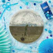 Bison at Grand Teton国立公園写真 ペーパープレート (パーティー)