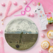 Bison at Grand Teton国立公園写真 ペーパープレート (パーティー)