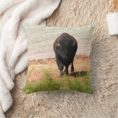Bison At The Water クッション (ブランケット)