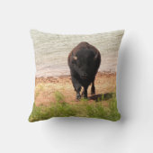 Bison At The Water クッション (裏面)