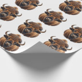 Bison / Buffalo ラッピングペーパー (角)