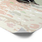 Bison Buffalo American Artwork ポスター (角)