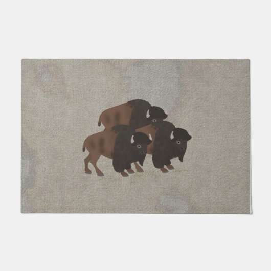 Bison Doormat ドアマット (正面)