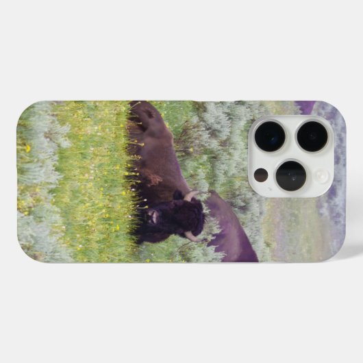 Bison Dreams Phone Wallet Case-Mate iPhoneケース (裏面 (横))