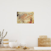 Bison, from the Caves at Altamira, c.15000紀元前 ポスター (キッチン)