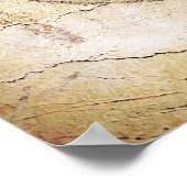 Bison from the Caves at Altamira, c.15000 BC ポスター (角)