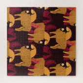 Bison High Grass：フィールドパターン。 ジグソーパズル (横)