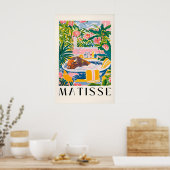 Bison in Bathtub Art Print Tropical Bathroom ポスター (キッチン)