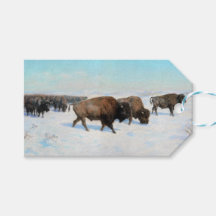 Bison in the Snow (by Rosa Bonheur)