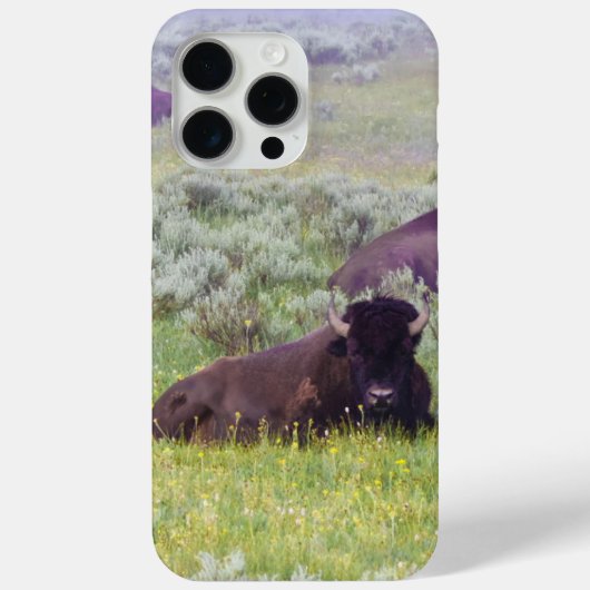 Bison iPhone 15 Pro Max Case Case-Mate iPhoneケース (裏面)