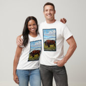 Bison Scene - Glacier National Park, MT Tシャツ (ユニセックス)