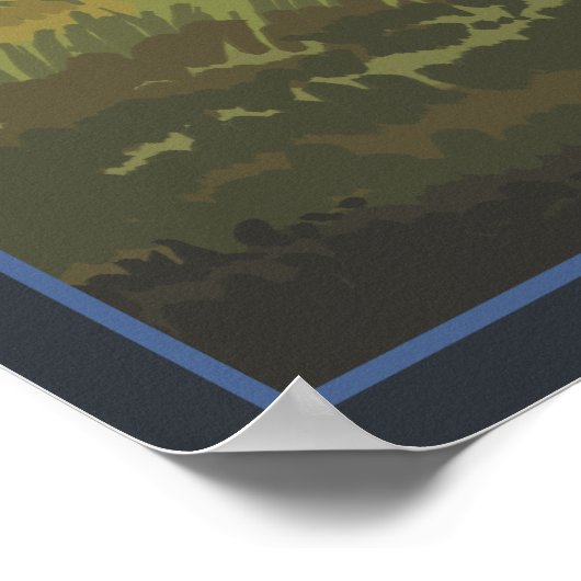 Bison Scene - McGrath，アラスカ ポスター (角)