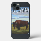 Bison Scene - McGrath,アラスカ Case-Mate iPhoneケース (裏面)