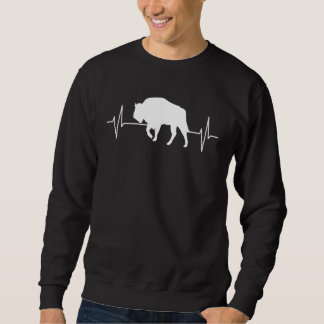 Bison  Wisent Forest Animals Forest Animals ECG Li スウェットシャツ