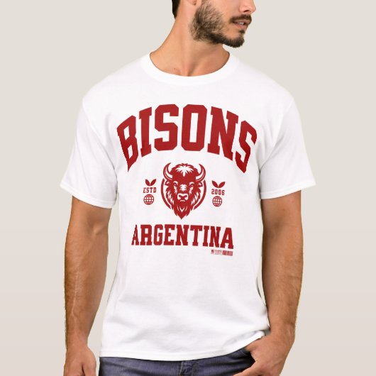 Bisons Argentina – Urban Wild Power Tシャツ (正面)