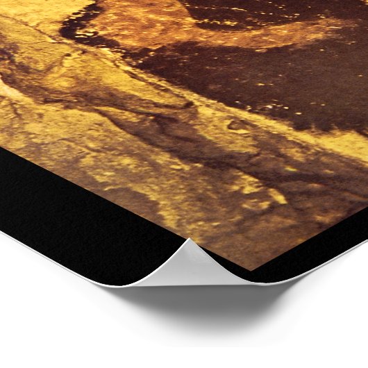 Bisons', Lascaux, Dordone_Art of Roquity ポスター (角)