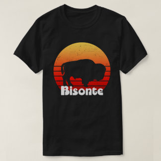 Bisonte Buffalo Bull Retro Vintage Tシャツ