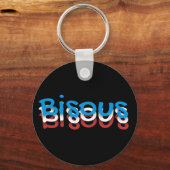 Bisous (キス) キーホルダー (正面)