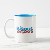 Bisous (キス) ツートーンマグカップ (左)