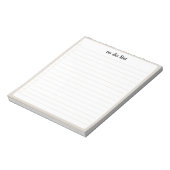 Bisque To Do List Minimalist Teacher Organizer ノートパッド (回転)