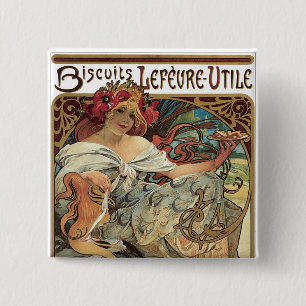 Bisuits Lefevre-Utile 缶バッジ