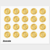 Bit-coin-trading.comロゴ ラウンドシール (シート)