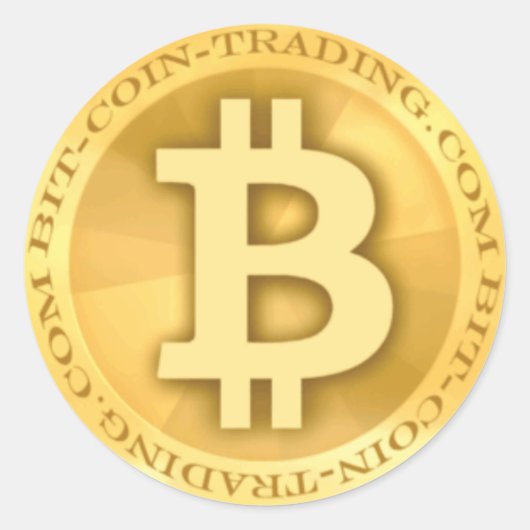 Bit-coin-trading.comロゴ ラウンドシール (正面)