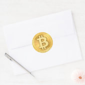 Bit-coin-trading.comロゴ ラウンドシール (封筒)