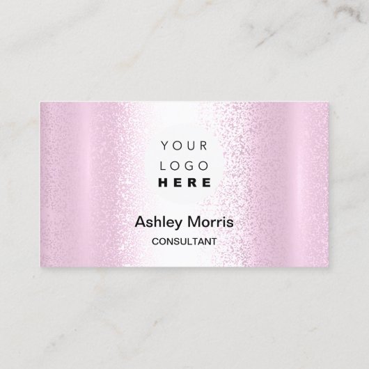 Bit Me QRコード私たちはBitcoinsを受け入れカスタムるピンク 名刺 (裏面)