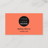 Bit Me QRコード私たちはBitcoinsコンサルタントOrangを受け入れる 名刺 (裏面)