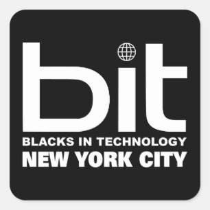 BIT NYCノートパソコンステッカー スクエアシール
