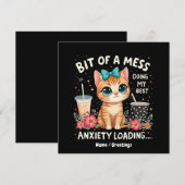 Bit of Mess, Doing My Best Anxiety Loading  招待状 (正面/裏面)