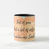 Bit of Sun and Coffee マグカップ (中央)