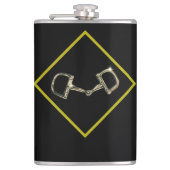 bit & stirrup フラスク (正面)