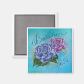 Bitachon Blue Rose Magnet マグネット (正面/裏面)