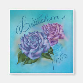 Bitachon Blue Rose Magnet マグネット