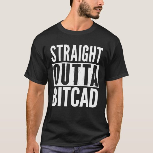 BITCADストレート出力おもしろい Tシャツ (正面)