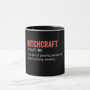 Bitchcraftおもしろい定義 マグカップ
