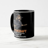 「BITCHCRAFT」 | 単語おもしろい定義 マグカップ (正面左)