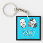 BitchenのブティックのロゴKeychain キーホルダー (正面)