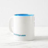 Bitchenのブティックの右腕投手のツートーンマグ ツートーンマグカップ (正面左)