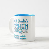 Bitchenのブティックの左利きのツートーンマグ ツートーンマグカップ (正面左)