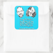 Bitchen Boutiqueロゴスクエアステッカー(6) スクエアシール (バッグ)