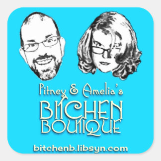 Bitchen Boutiqueロゴスクエアステッカー(6) スクエアシール