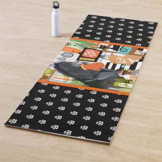 BITCHEN KITCHEN cute dog cooking chef ヨガマット (インサイチュ)